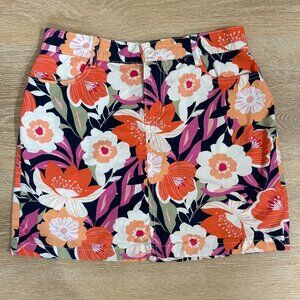 St. John's Bay Floral Skort with Pockets - Size 2